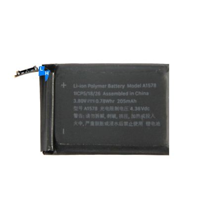 ダブルIC保護 205mAh A1578 A1802 38mm バッテリー Apple Watchシリーズ1 ウォッチ