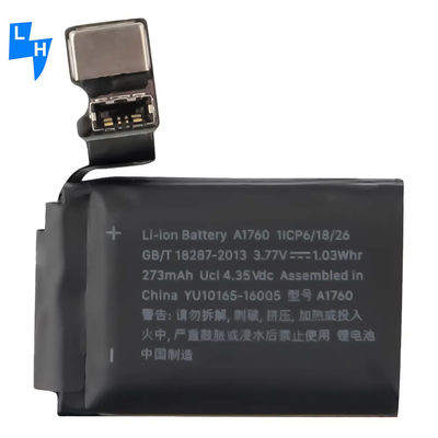 供給 334mAh ODM 再充電電池 アップルウォッチシリーズ2 38mm 42mm A1760 A1761