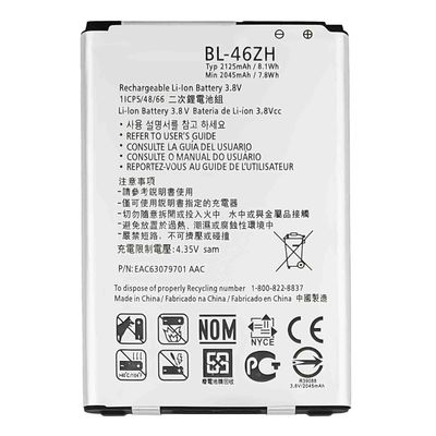 LG K7 K8 リチャージ可能なバッテリー BL-46ZH 向け AS330 K332 K371 K373 K8V K89