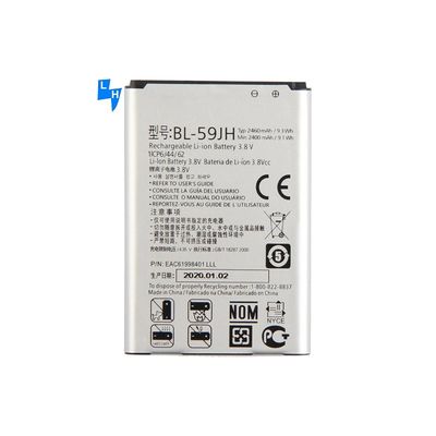 2460mAh BL-59JH LG F5 オプティマス F6 D505 D500 オプティマス F3Q D520用の携帯電話バッテリー