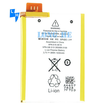 バッテリーコード GB-S10-265068-0100 A1421 1030mah 616-0619 iPod Touch 5用のウォッチバッテリー