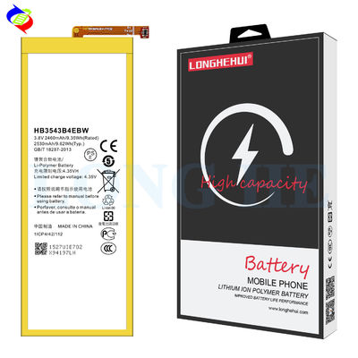 Huawei Ascend P7 バッテリー交換 2460mAh HB3543B4EBW モバイル バッテリー OEM/ODM
