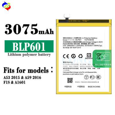 3075mAh F1S BLP601 A53 携帯電話のバッテリー オッポ A53 バッテリー 究極の電源