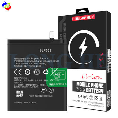 黒いリチウムイオンポリマーバッテリー BLP563 478mAh 3.85V オッポ Find5 ミニ R827 R850 充電可能