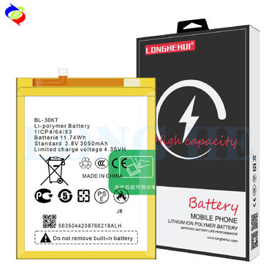ストック BL-30KT 3050mAh バッテリー Tecno J8 携帯電話 充電可能 耐久性