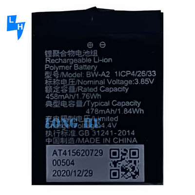 100%互換性のあるリチウムイオンポリマーバッテリー BW-A2 478mAh 3.85V