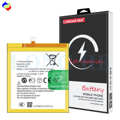 テコノ ファントム 6 A6 BL-27AT 3.85V 2750mAh リチウムイオンポリマー交換バッテリー