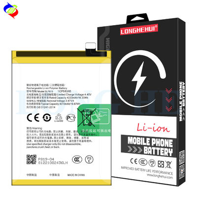オリジナル充電可能なBLP819 バッテリー オッポ Reno 5 4G Reno6 Z Reno 6Z 5G 4310mAh 3.87V