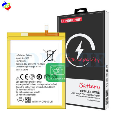 2800mAh BL-28BT WX4 Pro 携帯電話バッテリー テクノ WX4 バッテリー OEM