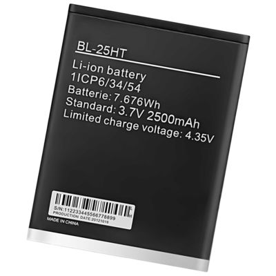 デュアルIC保護バッテリー BL-25HT 2500mAh テクノ カモン C7 携帯電話 高容量