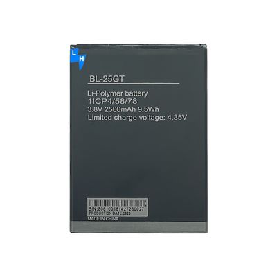 BL-25GT 携帯電話 バッテリー 交換 Tecno N9 N9S MOQ 3.8V 2500mAh
