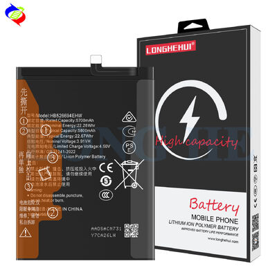 HB526694EHW モバイル電話 Honor X50 X9B ALI-ANOO ALI-NX1用のポリマーリチウムバッテリー