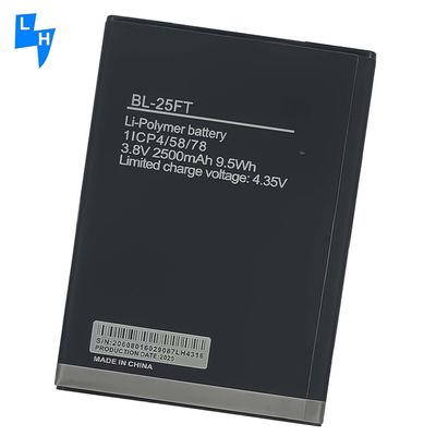 再充電可能 Tecno BL-25FT W3 2500mAh バッテリーA アフリカ市場信頼性