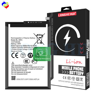 BL-49FX X655 5000mAh バッテリー インフィニックス ホット 9 モバイル 携帯電話 充電可能なバッテリー
