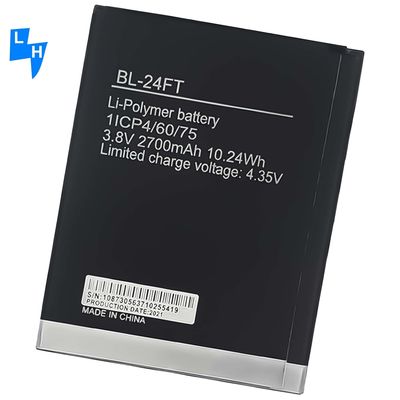 テクノ リチャージ可能なバッテリーに互換性がある リチウムポリマー BL-24FT 3.8V 2700mAh