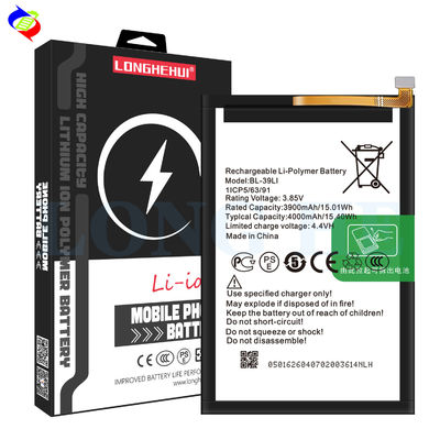 充電可能なバッテリー 4000mAh BL-39LI Itel A56 A56 Pro Tecno 携帯電話用バッテリー