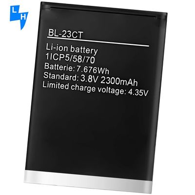 BL-23CT 2300mAh 携帯電話 バッテリー Tecno WX3 LTE バッテリー 長持ち 黒