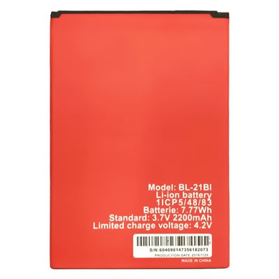 充電可能なBL-21Bi 2200mAh 携帯電話バッテリー itel it1503