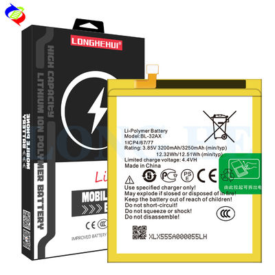 2500mAh~3200mAh BL-32AX X555 モバイル電話モデル インフィニックス Zero4 LiFePO4 バッテリー