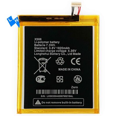 再充電可能 1920mAh X506 モバイル 携帯電話 バッテリー インフィニックス ゼロ 再充電可能な バッテリー