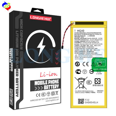 ストック充電可能なバッテリーHG40 モトローラモト G5プラス XT1684 XT1685 XT1687 XT1686 SNN5984A 2810mAh 3.8V