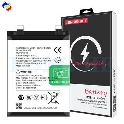 BL-49PT 3.87V 5000mAh 携帯電話バッテリー テクノポヴァ5プロ バッテリー寿命強化
