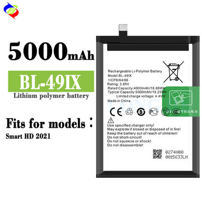 5000mAh BL-49iX OEM バッテリー インフィニックス スマート HD 2021 100%ゼロサイクル兼容