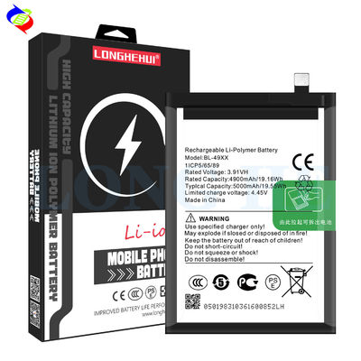 100%互換性 BL-49XX 3.91V 5000mAh モバイルフォン バッテリー インフィニックス ノート40 X6853