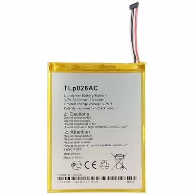 ストック 2820mAh TLP028A2 アルカテル ネオン 1216 OT1216の携帯電話バッテリー 白色