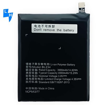 500PCS MOQ/ODM/OEM 3.8V リチウムイオンバッテリー BL234 レノボ P70 P70t P70-T 携帯電話