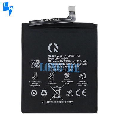 高容量リチウムポリマー電池 V3001 Vsmart Active 1 のオリジナル交換