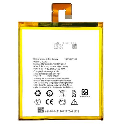 OEM 13.5wh L13D1P31 電池 レノボ S5000 A7-50 A3500 S5000H タブレットPC 3550mah 3.8V