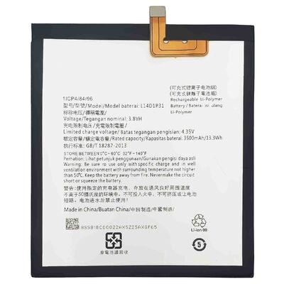 Lenovo Phab Plus TB-7703X タブのための強力なL14D1P31 ダブルIC保護バッテリー