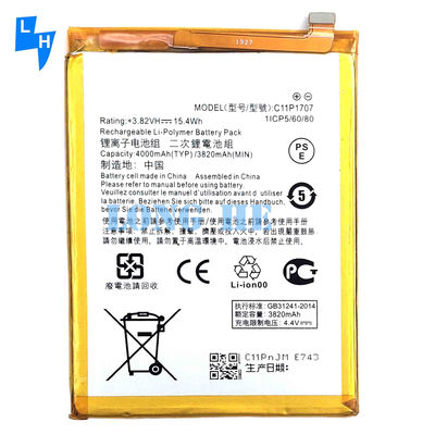 黄色 4000mAh C11P1707 ASUS Zenfone Max M1用の携帯電話バッテリー MOQ/ODM/OEM 500PCS