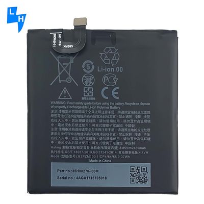 デュアルIC 保護 B2PZM100 U-2U 2435mAh HTC U Play 携帯電話用の充電可能なバッテリー