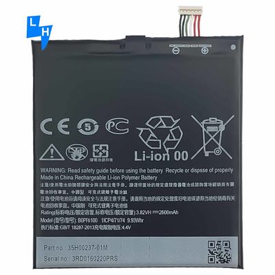 D826t/d/w 2400mAh 容量 携帯電話のバッテリー BOPF6100 HTC Desire 820 リチャージ可能なバッテリー