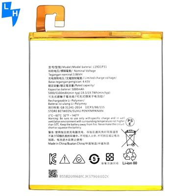 100% オリジナル リチャージ可能なバッテリー Lenovo Tab M8 HD TB-8505X 8505F 8505FS オリジナル