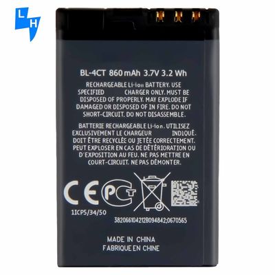 再充電可能な3.7Vの携帯電話バッテリー BL-4CT ノキア5630 5310