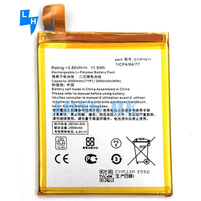 AAA C11P1511 3000mAh 4.4V 携帯電話バッテリー ASUS Zenfone3 ZE552KL Z012DA Z012DE