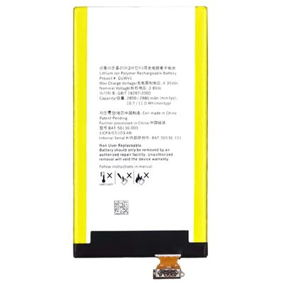 シルバーOEM BAT-50136-003 BlackBerry Z30 2880mAh用の携帯電話バッテリー