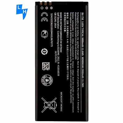 500PCS MOQ BV-T5E 4.4V 3000mAh リチャージ可能なバッテリー ノック ルミア 950 RM-1106 RM-1104 RM-110