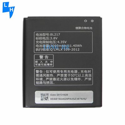 レノボ S720 S870E S868T A820T A800 A798T用のポリマーリチウムバッテリー 3000mAh 3.8V BL217