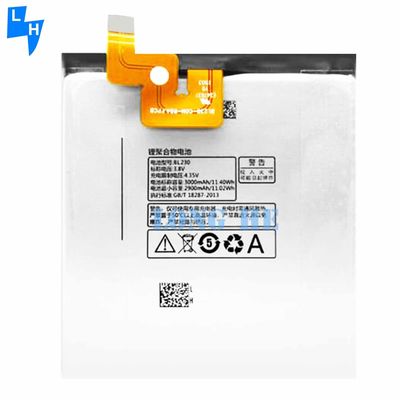 BL230 4.35V 3000mAh 携帯電話 バッテリー レノボ バイブ Z2 Z2W Z2T 原容量