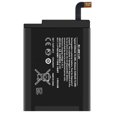 再充電可能なリチウムイオン 3500mAh BV-4BW ノキア ルミア 1520用の携帯電話バッテリー