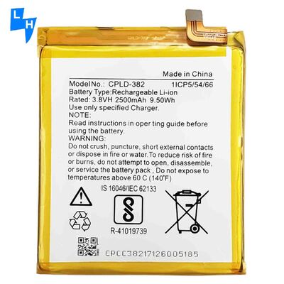 クールパッド NOTE 3 Lite用のCPLD-382 E503モバイル電話バッテリー