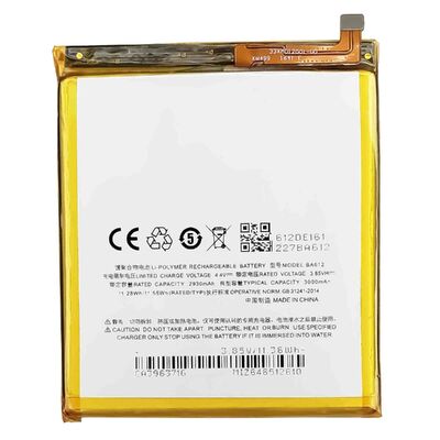3000mAh BA612 再充電電池 メイズー メイズー 5S M6 12M M5 M612Q M5S 携帯電話