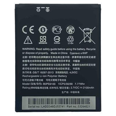 BOPE6100 HTC Desire 620 M5 3.7V 2100mAh 携帯電話用のリポリマー充電電池