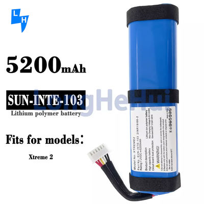 長持ち 7.2V 5200mah バッテリー JBL-Xtreme スピーカー 2INR19/66-2 SUN-INTE-103