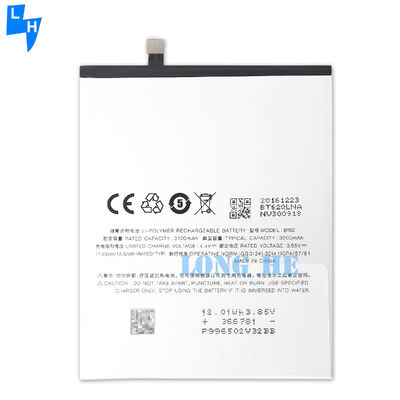 充電可能 100% BT62 リチウムポリマー 交換バッテリー 3200mAh メイズー X M682Q