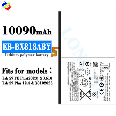 EB-BX818ABY Tab S9 FE Plus 2023 X610 Tab s9 plus 12.4 x8102023用のテーブルバッテリー